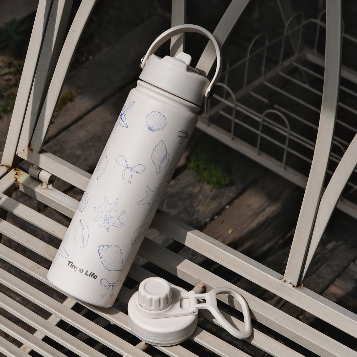 Tingo Life 25oz/750ml Insulated Stainless steel water bottle - Ocean Design