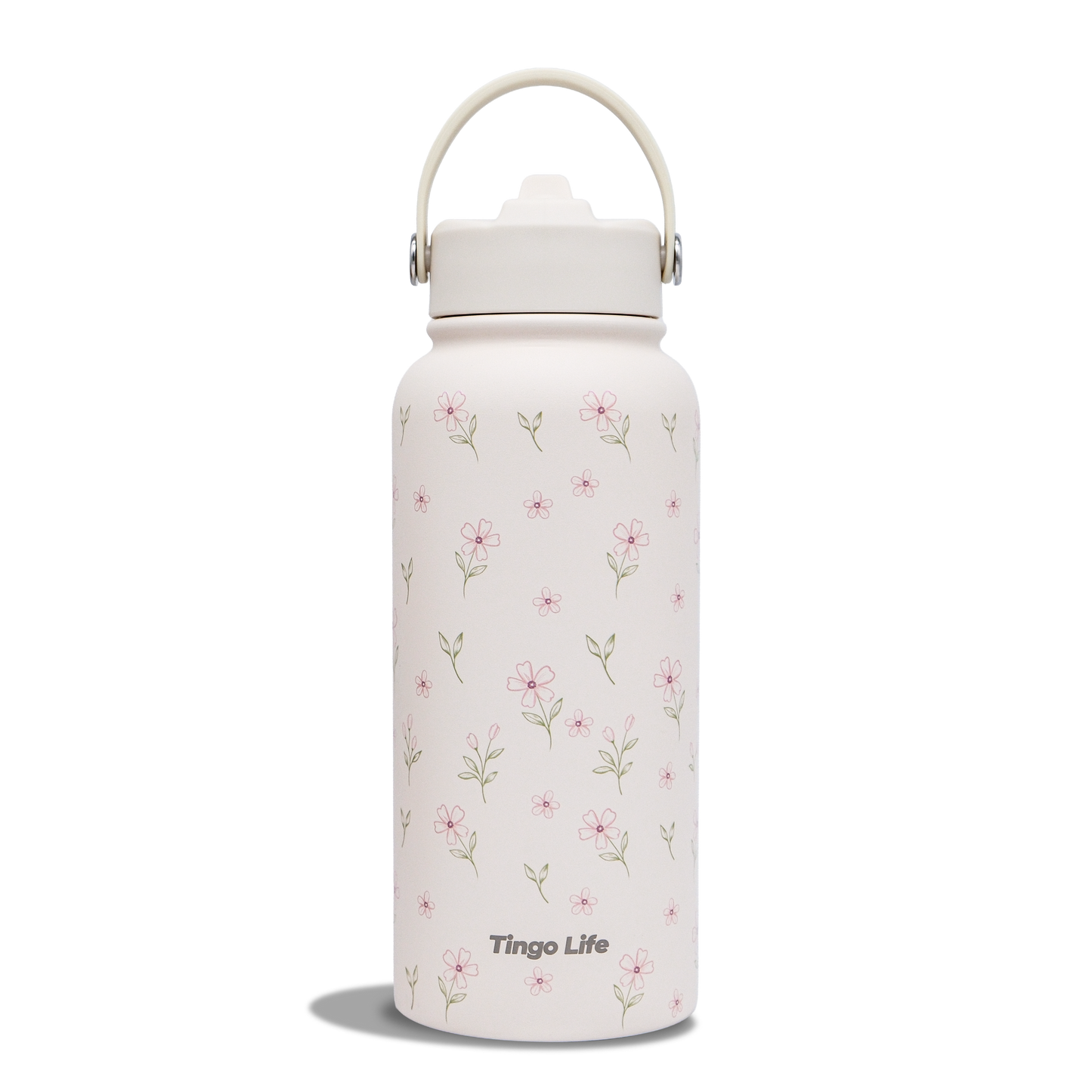 Tingo Life 32oz/1000ml Insulated Stainless steel water bottle - Floral Design