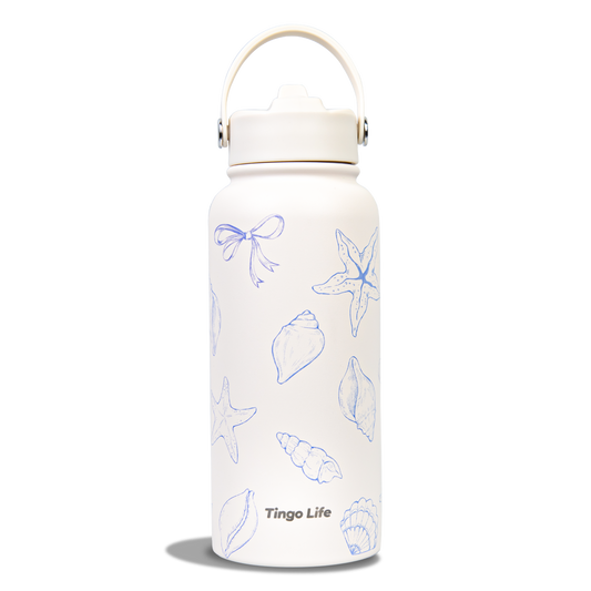 Tingo Life 32oz/1000ml Insulated Stainless steel water bottle - Ocean Design
