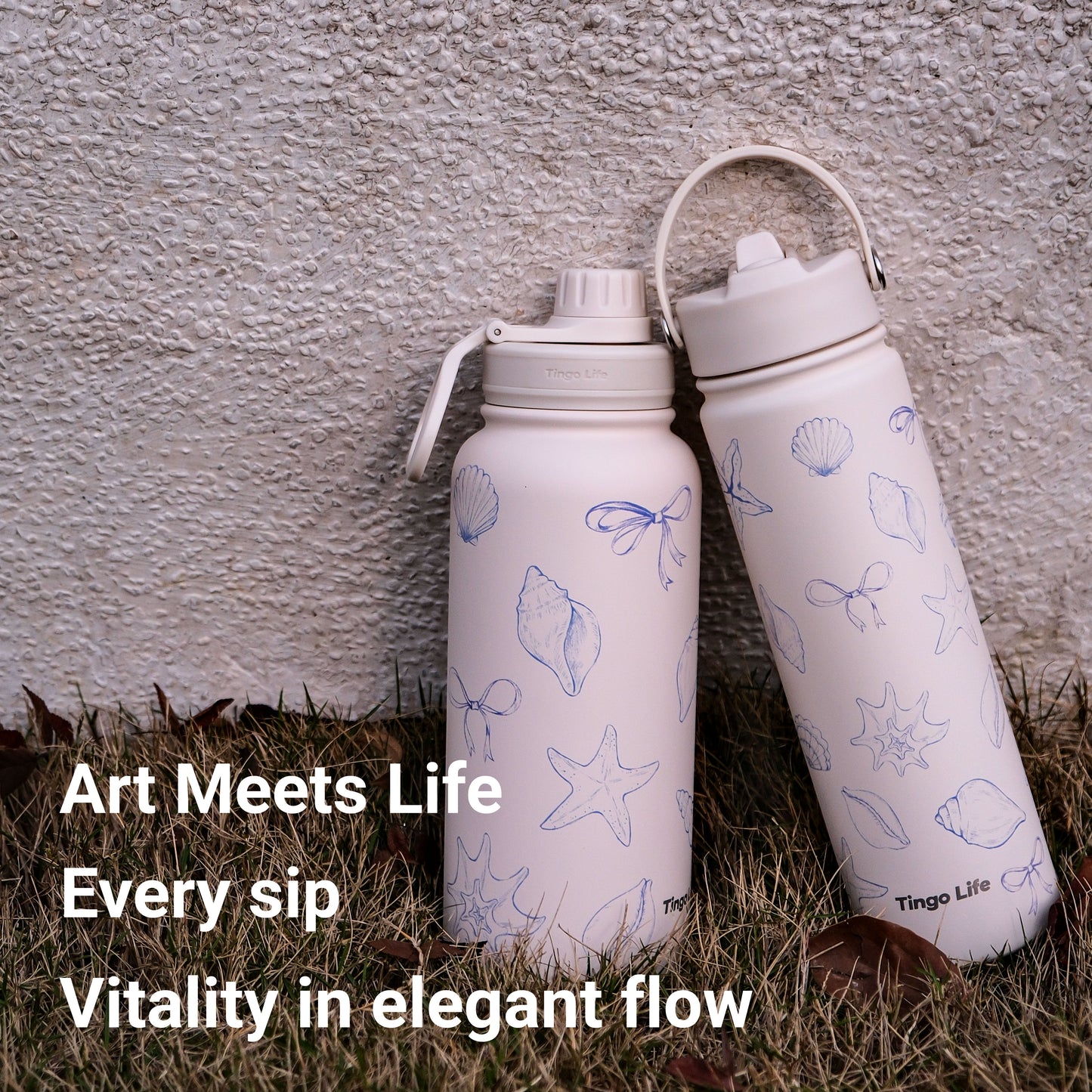 Tingo Life 32oz/1000ml Ocean Insulated Stainless steel water bottle