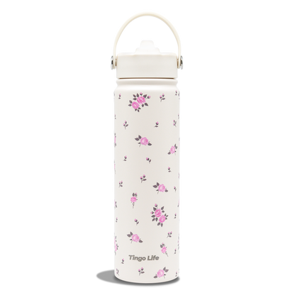 Tingo Life 25oz/750ml Insulated Stainless steel water bottle - RosaChinensis Design