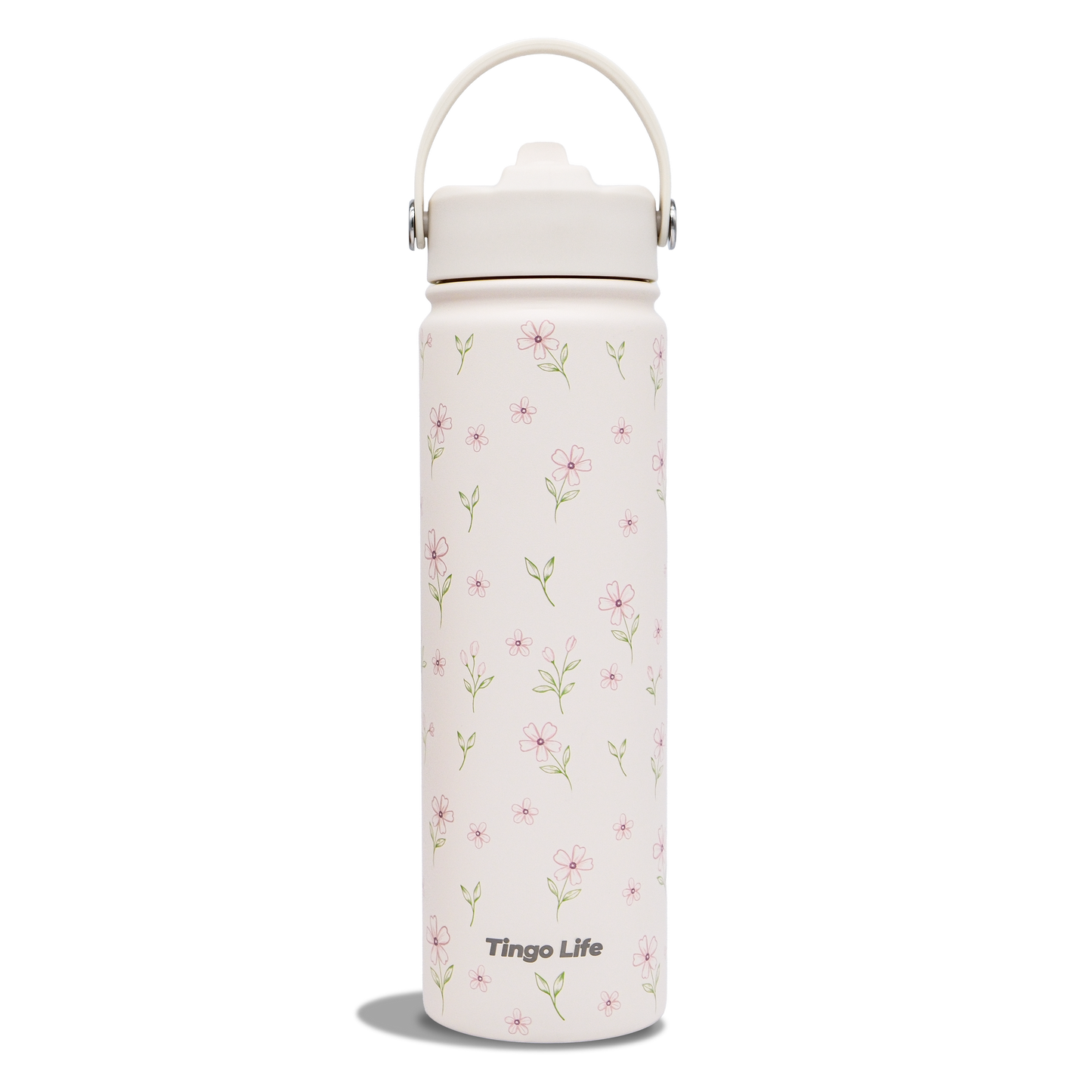 Tingo Life 25oz/750ml Insulated Stainless steel water bottle - Floral Design