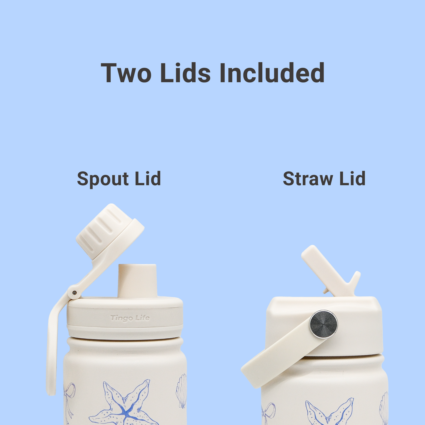 Tingo Life 32oz/1000ml Ocean Insulated Stainless steel water bottle