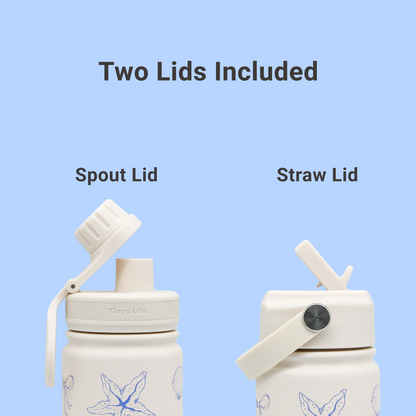 Tingo Life 32oz/1000ml Ocean Insulated Stainless steel water bottle